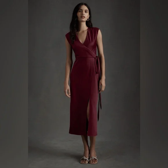 dark berry bridesmaid dresses La Femme 31151 main image 0